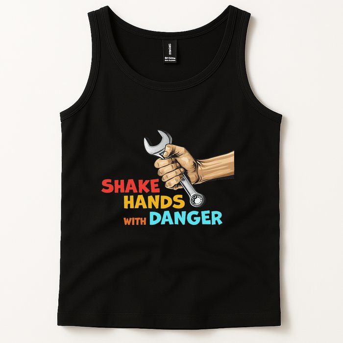 Shake Hands With Danger Retro Apparel Tank Top