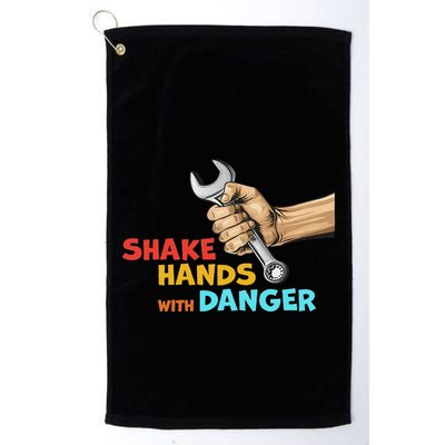 Shake Hands With Danger Retro Apparel Golf Towel