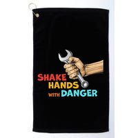 Shake Hands With Danger Retro Apparel Golf Towel