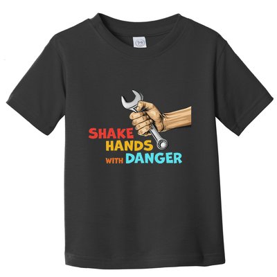 Shake Hands With Danger Retro Apparel Toddler T-Shirt