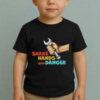 Shake Hands With Danger Retro Apparel Toddler T-Shirt
