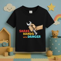 Shake Hands With Danger Retro Apparel Toddler T-Shirt