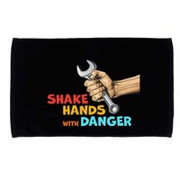 Shake Hands With Danger Retro Apparel Microfiber Hand Towel