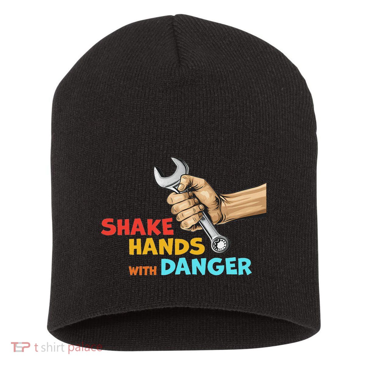 Shake Hands With Danger Retro Apparel Short Acrylic Beanie
