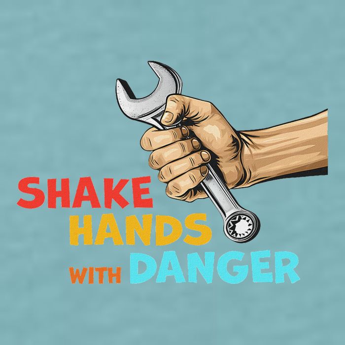 Shake Hands With Danger Retro Apparel Sueded Cloud Jersey T-Shirt