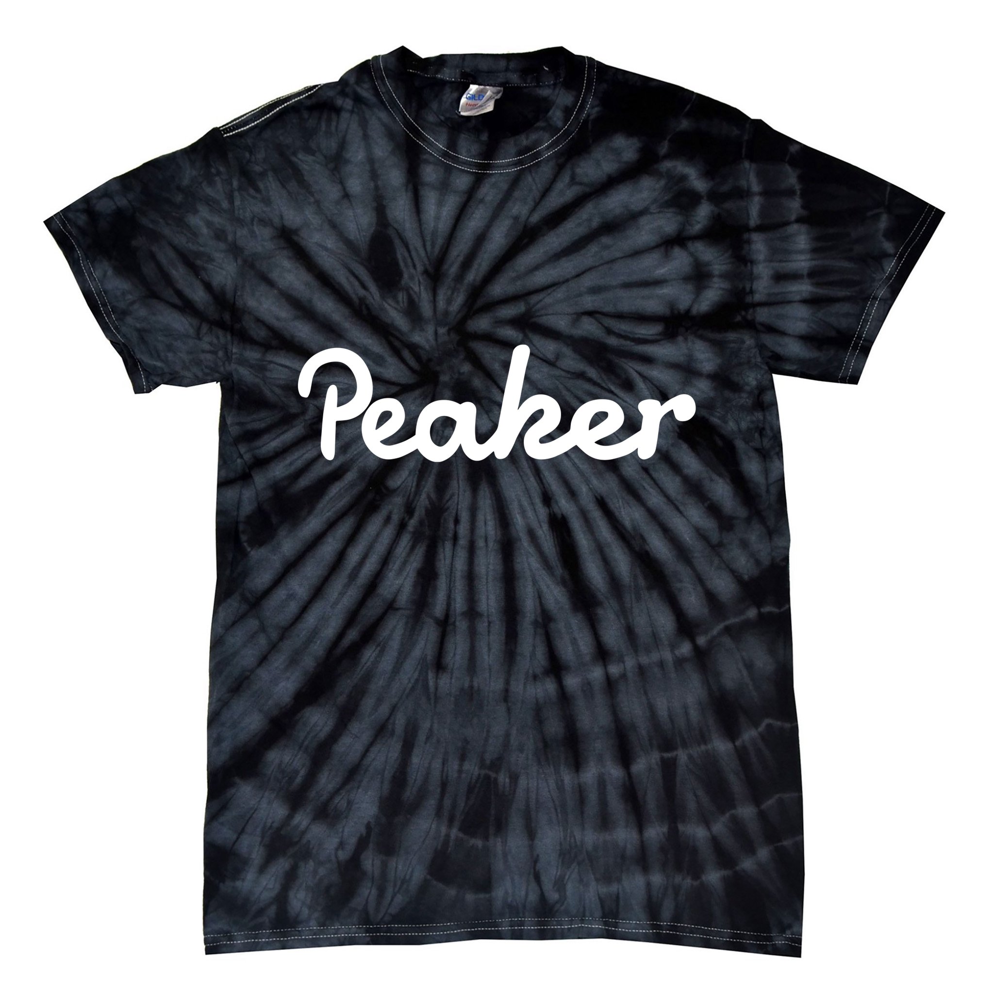 Sam Heughan Wearing Peaker Tie-Dye T-Shirt