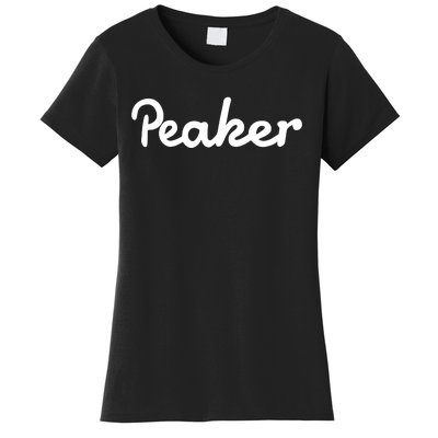 Sam Heughan Wearing Peaker Women's T-Shirt