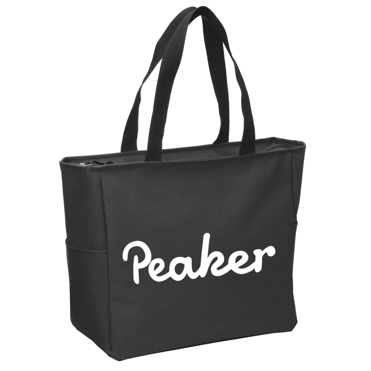 Sam Heughan Wearing Peaker Zip Tote Bag