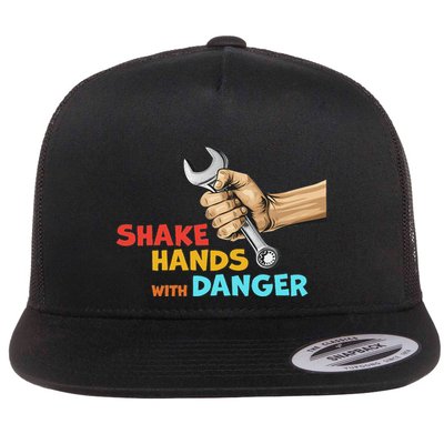 Shake Hands With Danger Retro Apparel Flat Bill Trucker Hat