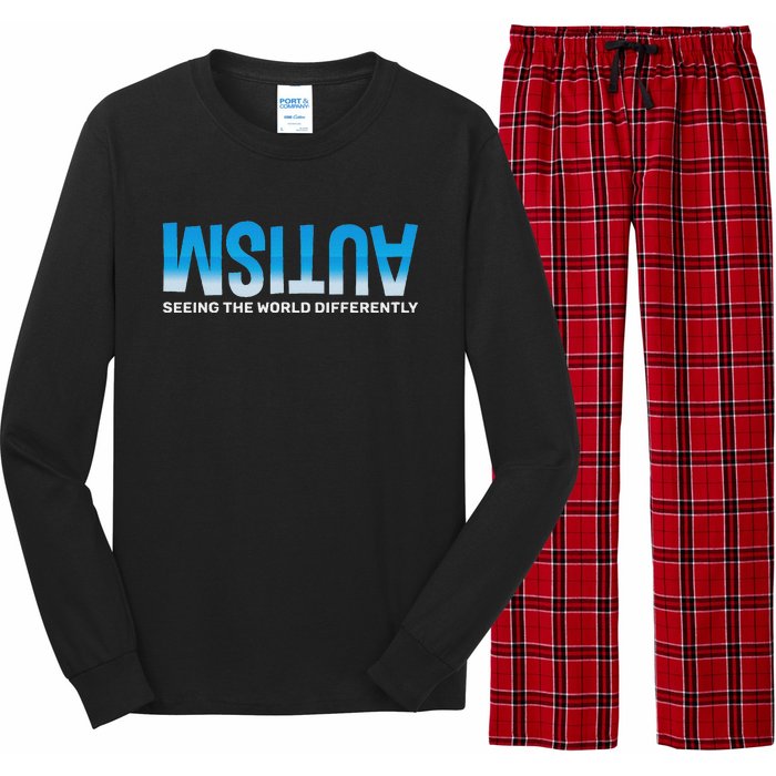 Seeing He World Differently Autism Awareness Long Sleeve Pajama Set