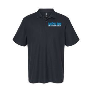 Seeing He World Differently Autism Awareness Softstyle Adult Sport Polo