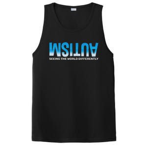 Seeing He World Differently Autism Awareness PosiCharge Competitor Tank