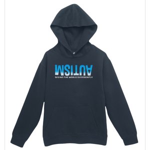 Seeing He World Differently Autism Awareness Urban Pullover Hoodie