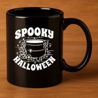 Spooky Halloween Witch Potion 11oz C Handle Ceramic Mug