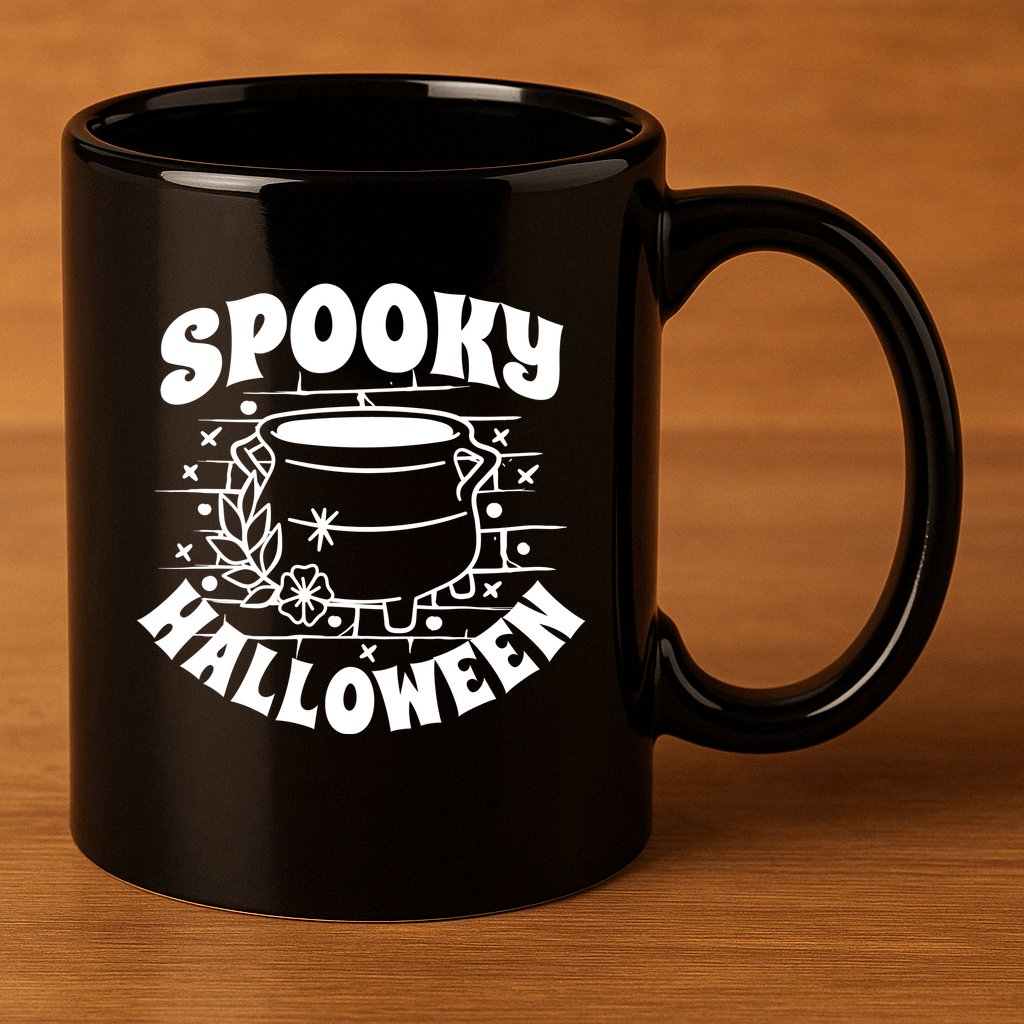 Spooky Halloween Witch Potion 11oz C Handle Ceramic Mug