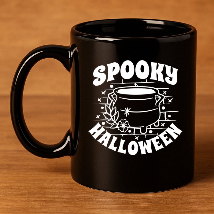 Spooky Halloween Witch Potion 11oz C Handle Ceramic Mug