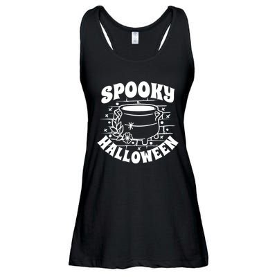 Spooky Halloween Witch Potion Ladies Essential Flowy Tank