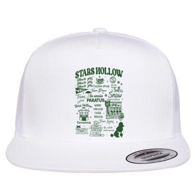 Stars Hollow Where You Lead I Will Follow Flat Bill Trucker Hat