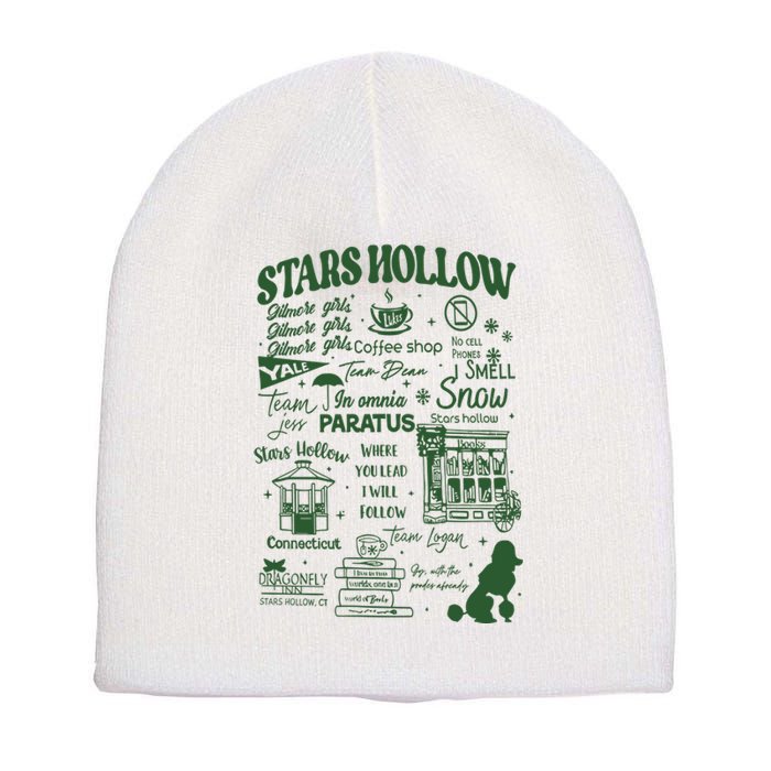 Stars Hollow Where You Lead I Will Follow Short Acrylic Beanie