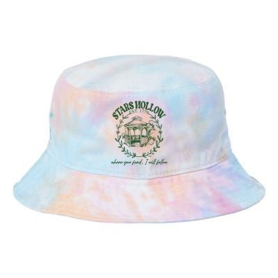 Stars Hollow Where You Lead I Will Follow Tie Dye Newport Bucket Hat