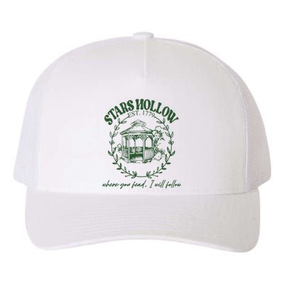 Stars Hollow Where You Lead I Will Follow Yupoong Adult 5-Panel Trucker Hat