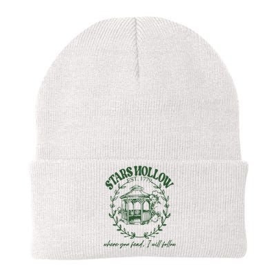 Stars Hollow Where You Lead I Will Follow Knit Cap Winter Beanie