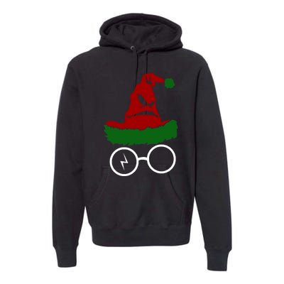 Sorting Hat Wizard Christmas Harry Xmas Gift Idea Premium Hoodie