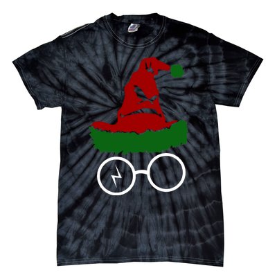 Sorting Hat Wizard Christmas Harry Xmas Gift Idea Tie-Dye T-Shirt