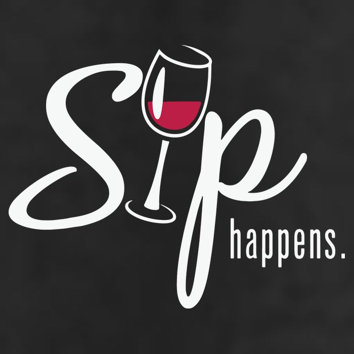 Sip Happens Wine Sarcastic Wine Fan Lovers Design Cool Comfort Performance Bucket Hat