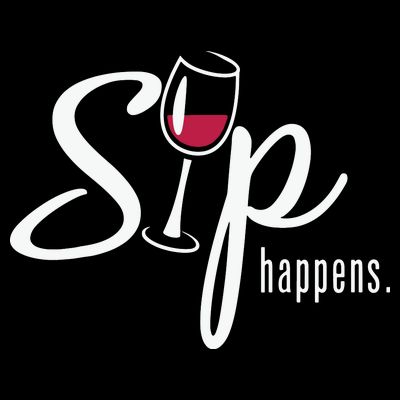 Sip Happens Wine Sarcastic Wine Fan Lovers Design T-Shirt