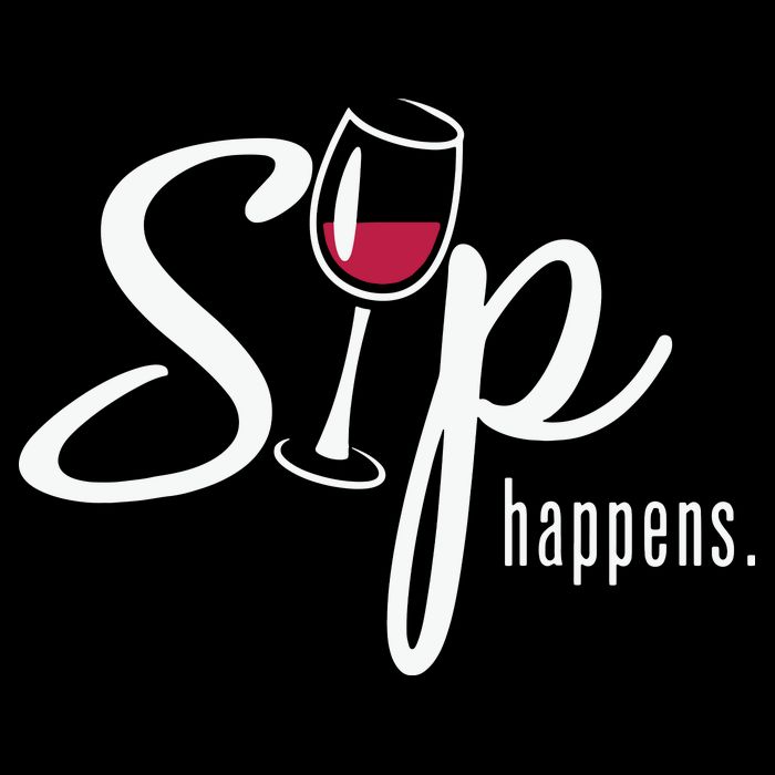 Sip Happens Wine Sarcastic Wine Fan Lovers Design Baby Bodysuit
