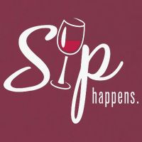Sip Happens Wine Sarcastic Wine Fan Lovers Design 16oz Travel Tumbler