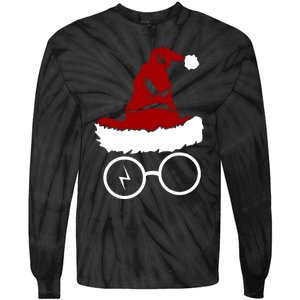 Sorting Hat Wizard Christmas Harry Xmas Gift Idea Tie-Dye Long Sleeve Shirt