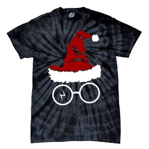 Sorting Hat Wizard Christmas Harry Xmas Gift Idea Tie-Dye T-Shirt