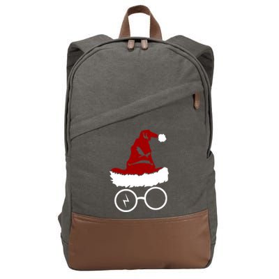 Sorting Hat Wizard Christmas Harry Xmas Gift Idea Cotton Canvas Backpack