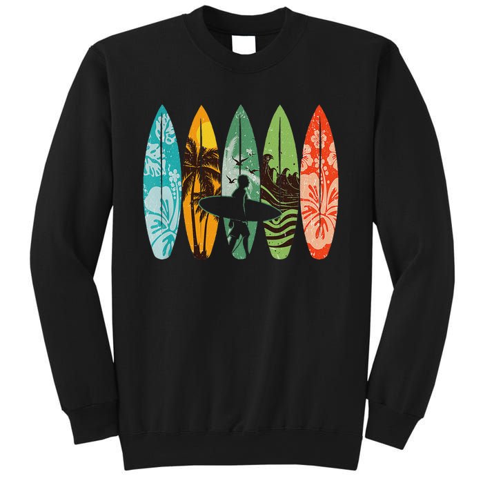 Surfboarder Hawaii Wave Surfing Surfboard Lover Beach Surfer Sweatshirt