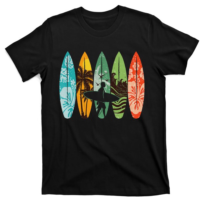 Surfboarder Hawaii Wave Surfing Surfboard Lover Beach Surfer T-Shirt