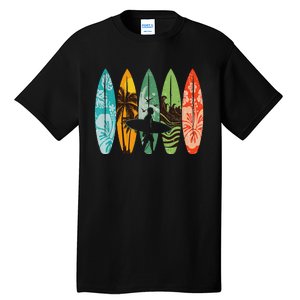 Surfboarder Hawaii Wave Surfing Surfboard Lover Beach Surfer Tall T-Shirt