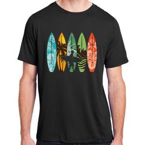 Surfboarder Hawaii Wave Surfing Surfboard Lover Beach Surfer Adult ChromaSoft Performance T-Shirt