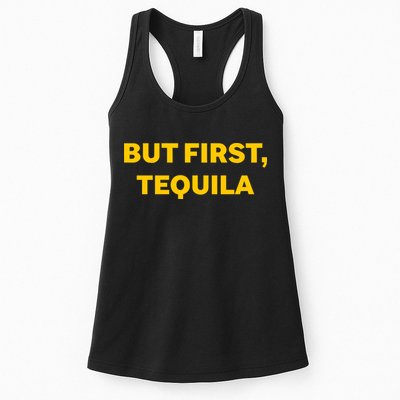 But First Tequila Womens Tank Top