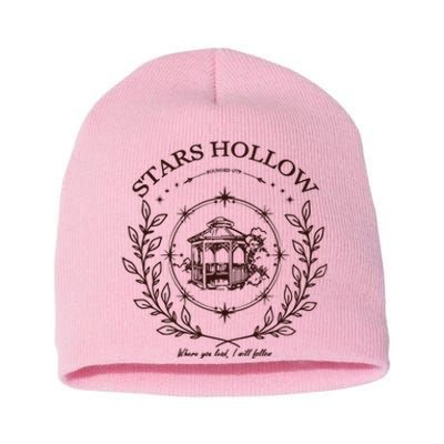 Stars Hollow Where You Lead I Will Follow Short Acrylic Beanie