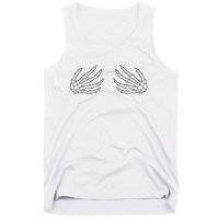 Skeleton Hands Women Spooky Halloween Rock Band Tank Top