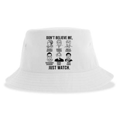 Strong Historical Women Feminist Woman Power Sustainable Bucket Hat