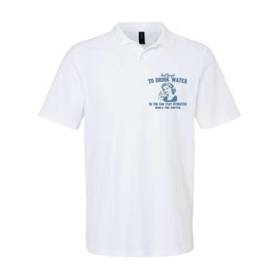 Stay Hydrated While You Suffer Retro Softstyle Adult Sport Polo