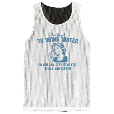 Stay Hydrated While You Suffer Retro Mesh Reversible Basketball Jersey Tank