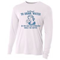 Stay Hydrated While You Suffer Retro Cooling Performance Long Sleeve Crew