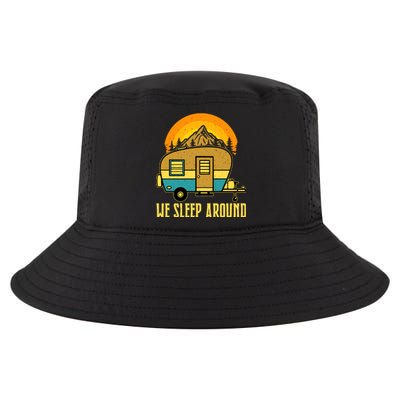 Sunset Holiday We Sleep Around RV Camping Gift Cool Comfort Performance Bucket Hat