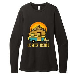 Sunset Holiday We Sleep Around RV Camping Gift Womens CVC Long Sleeve Shirt