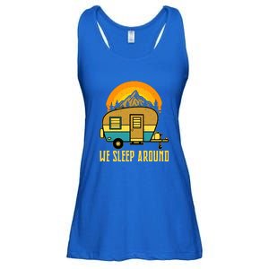 Sunset Holiday We Sleep Around RV Camping Gift Ladies Essential Flowy Tank