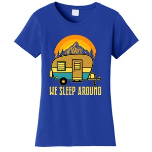 Sunset Holiday We Sleep Around RV Camping Gift Women's T-Shirt